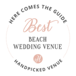 Here Comes The Guide "Best Beach Wedding Venue" award for Key Largo Lighthouse - A Handpicked, Stunning Florida Wedding Location